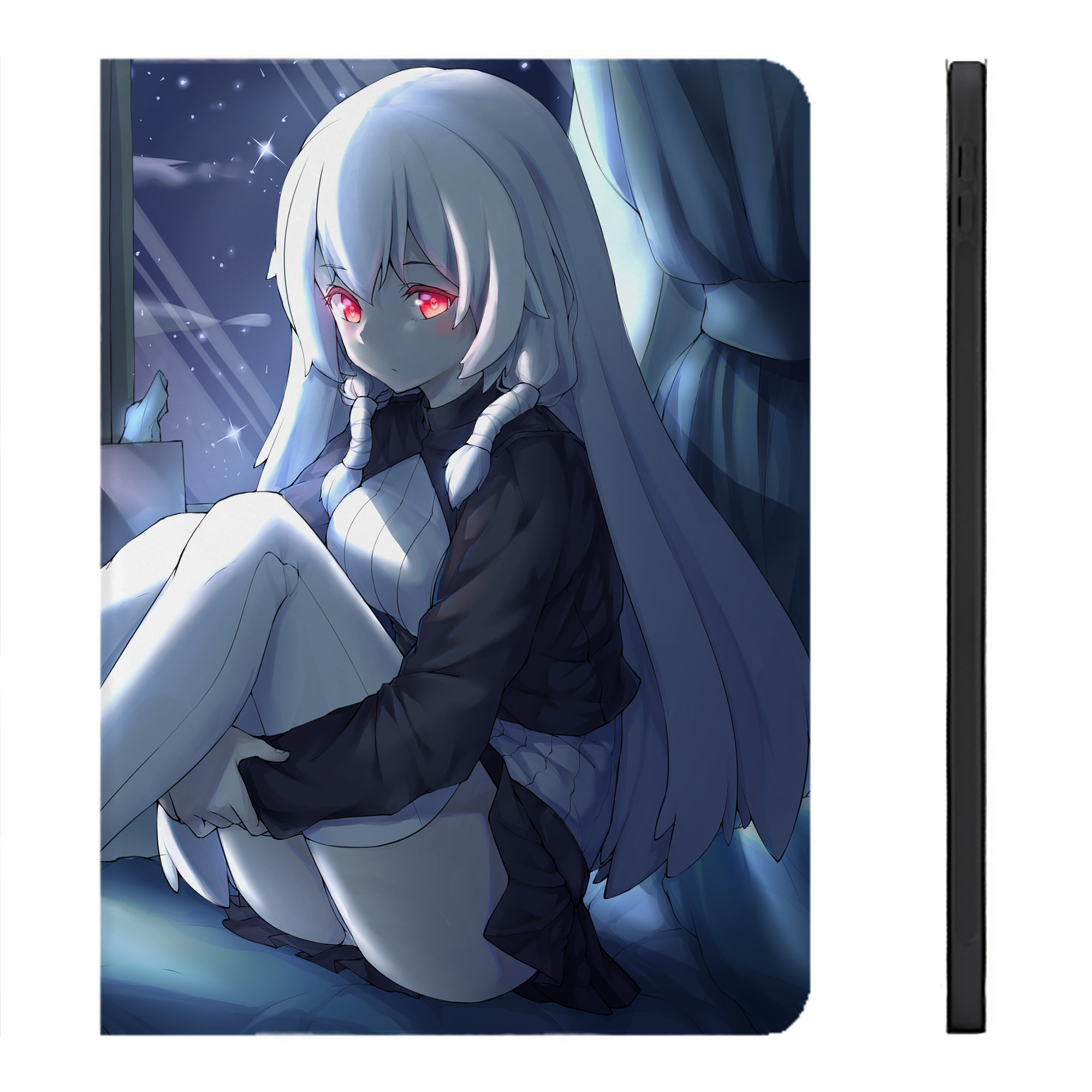（画像用） となりのトトロ 草壁メイ 草壁サツキ My Neighbor Totoro Satsuki Kusakabe Mei Kusakabe IPadケース ペンホルダー付き ブックスタイルデザイン
